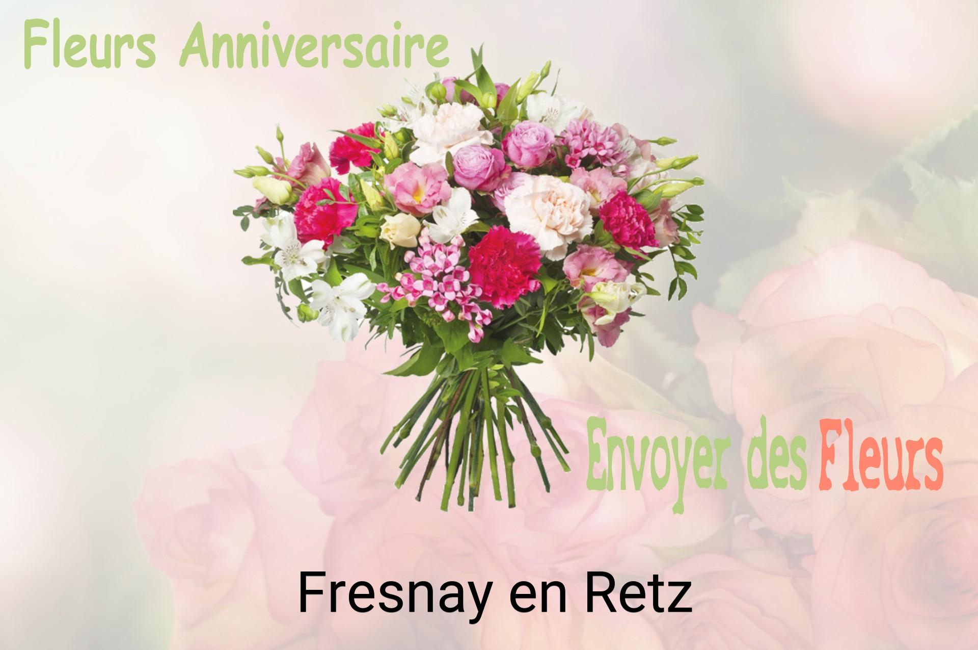 Bouquet de fleurs d’anniversaire livré à Fresnay-en-Retz